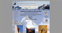 Desktop Screenshot of californiaalpineguides.com